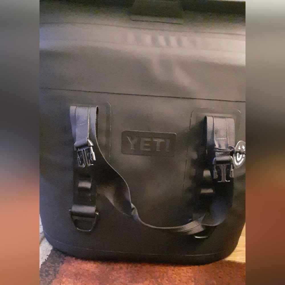 Yeti Black Duffel Bag Rugged Versatile Travel Essential